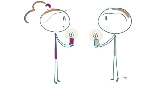 Kerst is… een lichtje aan iemand anders geven