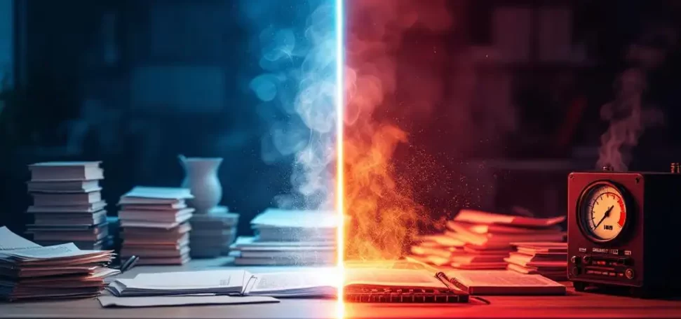 Wat is het verschil tussen werkdruk en werkstress?